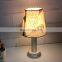 Newrays Antique Designs Living Room Office Decoration Round lampshade Fabric Shade usb led desk lamp