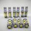Carest 100x LED лампы T10 W5W 9SMD 5050 W5W T10 LED белого и синего цвета для автомобилей, клинчатые габаритные фонари W5W 194 168, внутренние светодиодные лампы