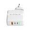65W GaN Quick Travel Charger Three Ports Mini Size 65W High Power Fast Charging Quickly GaN Wall Charger for Mobile Phone Laptop