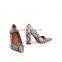 Design Pointed Toe High Heel Pumps Sandals Shoes Women Dress Shoe Print Ladies High (5cm-8cm) Spike Heels D'orsay Pumps PU PK