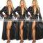 Wholesale Sexy Nighty White, Valentine Bath Silk Women Long Lace Robe Femme/