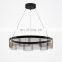 Dining Room Art Modern Indoor Decor Pendant Light Minimalist Design Glass Black Chandelier For Bedroom