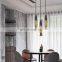 New Design Eye Protection Led Hanging Lighting Modern Mininalist Glass Long Tube Lamp For Living Room Bedroom LED Pendant Light