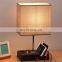 Wholesale customized good quality lamps table lamps modern home decorative wireless charge table lamp