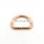 wholesale high quality Rose Gold Dog Collar hardware Metal Quick Side Release Buckles D ring