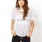 Fashion style New Sexy Ladies Women T Shirts 2020 Summer Perspective Mash Tops