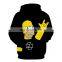 Custom 100%Polyster Breathable Sublimated Team Logo American Football Hoodies