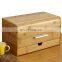 Bathroom Bamboo Storage Box Rack With Drawer 100% Natural Bamboo Storage Box