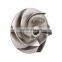 CNC Machining large industrial small double stainless steel engine water pump cover spare parts  impeller