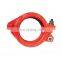 high quality cast iron clamp of pipe clamp with epdm rubber lining