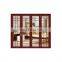 Sealed balcony folding toughened glass window aluminum alloy full folding windows anti typhoon panoramic invisible balcony