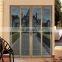 Folding door with glass panel upvc/pvc profile vinyl frame New design interior folding french doors interior doors pvc folding