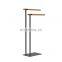 Bathroom Towel Rack With Bamboo Bathroom Storage Matt Black