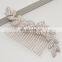 Wedding Hair Combs Hairpins Clips for Bride Women Girls Hair Jewelry Accessories Bling Rhinestone Headpiece Hair Styling Jewelry