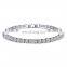 Silver Gold 2mm 4mm Brass Zircon Hip Hop Jewelry Womens Mens Tennis Bracelets