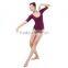Dansgirl Short Sleeve Sexy Lace Open Back Women Ballet and Gymnastics Leotard