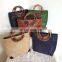 Vietnam Supplier Hot sale Ladies handbag bamboo tote bag Cheap Wholesale