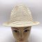 Wholesale British style  Beach Summer Chapeau De Paill Straw Hats Nature Brim Jazz De Paja De Unisex Straw Hat