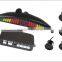 Hot selling Run freely Car parking sensor system with 3 digital color leds and 4 rader sensors