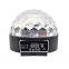 DMX512 6 Color LED RGB Crystal Magic Ball DMX light KTV Party