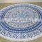 Turkish round towel mandala beach throw