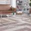 LIving room RB-1315 Modern black stoving varnish rectangular tempered glass coffee table with stainless steel tea table