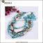 Fashion Design Multilayer Beaded Turquoise Jewelry Set