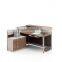 aluminium frame office partition furniture for office workstation