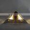 wholesale pyramid glass candleholder