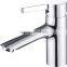 Bathroom design wash basin faucet brass body zinc alloy handle