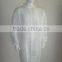 with Shirt Collar and Pockets Disposable Nonwoven PP Lab Coat