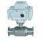 Tri-clamp Electrical ball valve