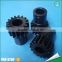 Custom power transmission parts plastic nylon pom tooth spur gears wheel uhmw-pe plastic gear pinion