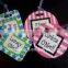 wholesale Customized 2 pieces Window Punched Plastic Hard PVC luggage tags