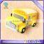 custom yellow toy car vehicle soft pvc rubber souvenir fridge magnet