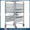 stainless steel cake cart, GN tray trolly, dish rack