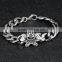 New Fashion Custom Men Jewelry 316L Stainless Steel Viking Bracelet With Skull