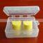 Plastic earplugs silicone with high quality