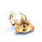 Beautiful Nautical solid brass round sundial compass With Rosewood box 13434