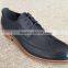 Hollow Out Oxfords Smooth Skin Lace-ups Men's Singles Rubber Soles of Shoes