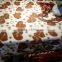 Handmade fancy jacquard chenille cotton table cloth with fringe