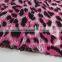 rose red black leopard pattern polyester milk fiber Spandex print fabrics