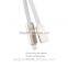 New design 2 in 1 alloy header USB charging cable