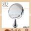 Small Metal Framed Desktop Adjustable Makeup Mirror