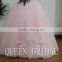 Real Works Pink Lace Ball Gown Indian Evening Dress 2015