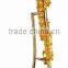 1/6 size gold plated music instrument shaped model soprano saxophone