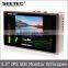 5.5 inch small lcd video display with embedded audio meter squared segmentation ultra-thin IPS panel