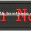 RECTANGULAR CUSTOM EMBROIDERED NAME TAG Sew on patch Quality Badge