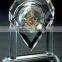 Desktop Clock Crystal material with battery crystal decoration