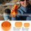 Wholesale colorful silicone serving bowl set for camping